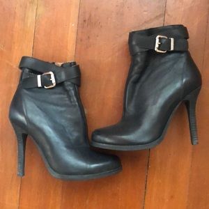 Jeffrey Campbell Ibiza Last Black Leather Bootie
